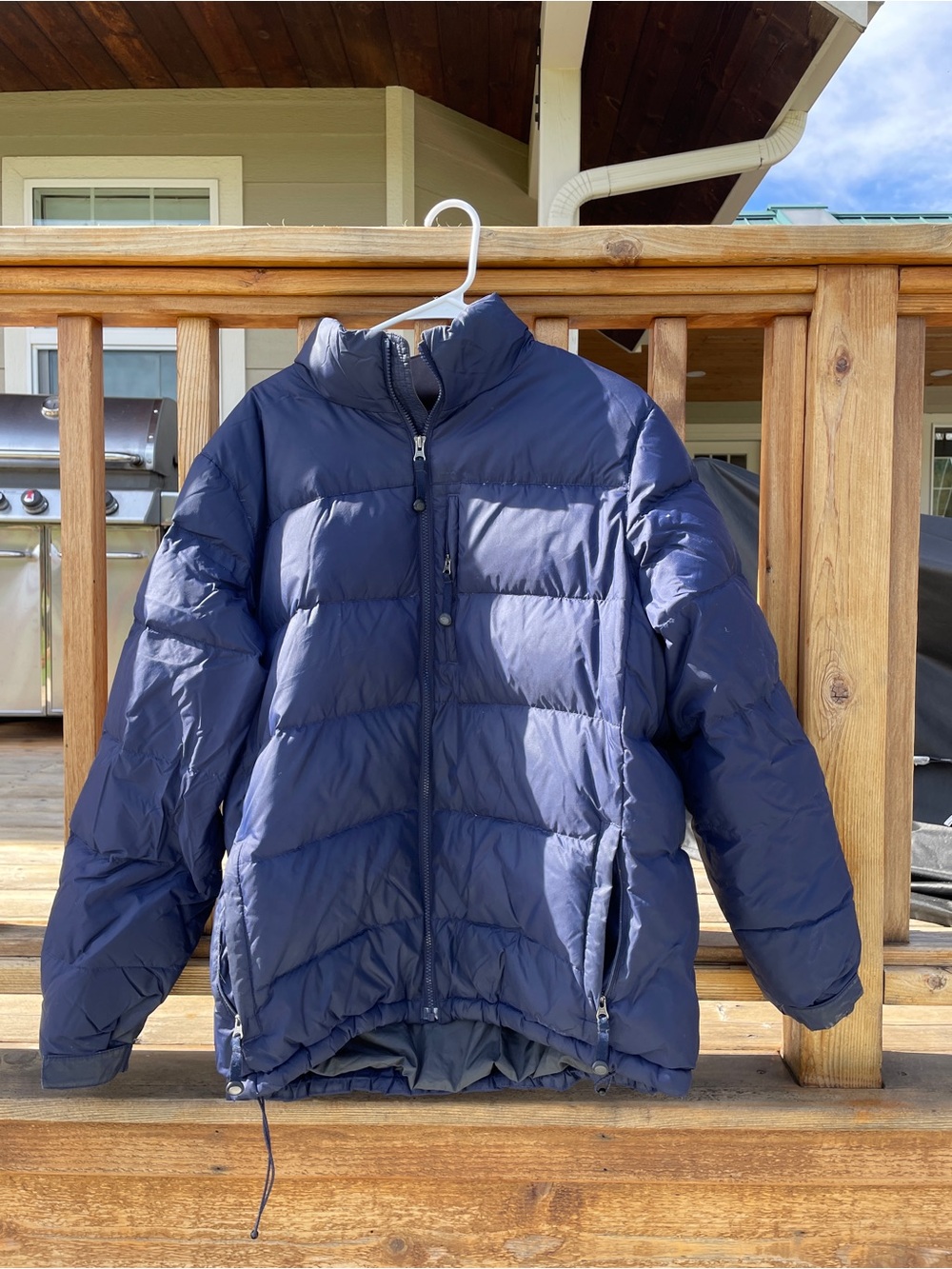 L.L. Bean Navy Down Insulated Jacket